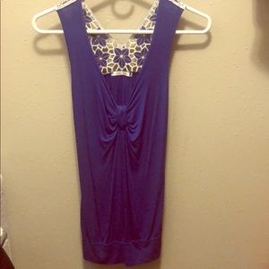 CLOSET CLOSING. MAKE OFFER. purple tank. Size XS
